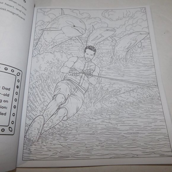 Crush + Color RYAN REYNOLDS Adult Coloring Book - NEW - Picture 6 of 8